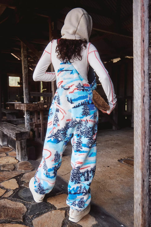 Printed Hit The Slopes Salopette - FP Movement - FP Movement - Alpine Combo