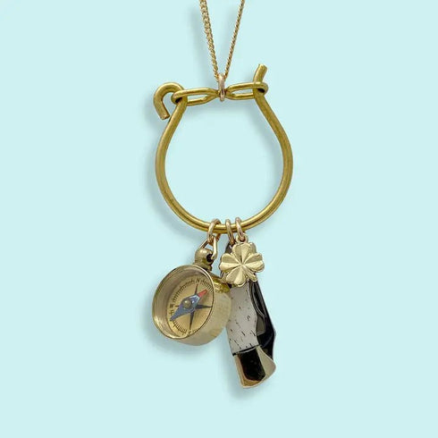 Protection Direction And Luck Necklace - Ornamental Things - Gold