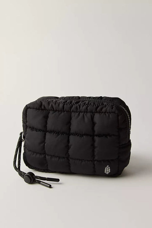 Quilted Mini Case - Free People - Black