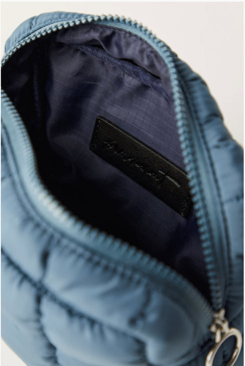 Quilted Mini Case - Free People - Washed Sage