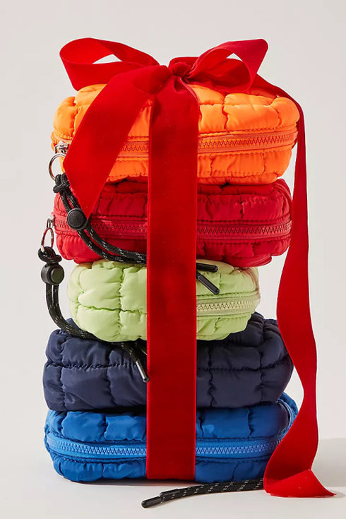 Quilted Mini Case - Free People - Washed Sage