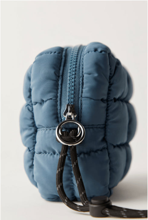 Quilted Mini Case - Free People - Washed Sage