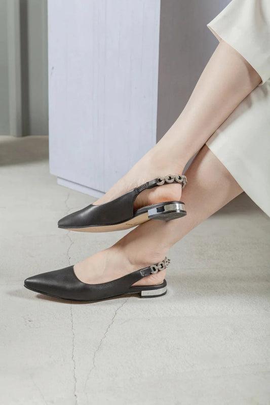Royal Sling Flat - All Black - Black