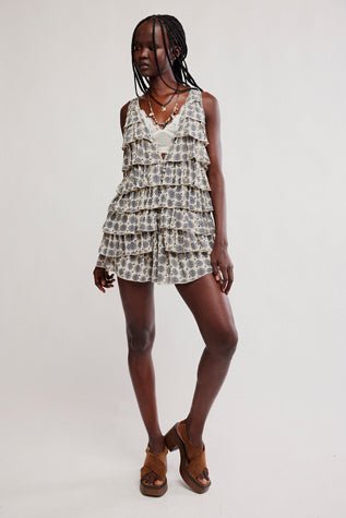 Ruffle Me Up Set - Free People - Shell Combo