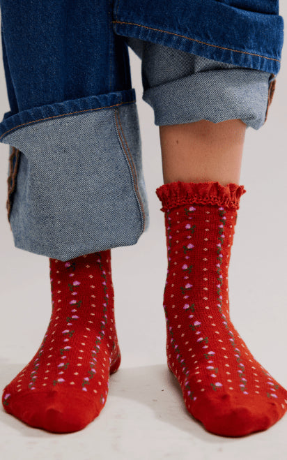 Ruffle Sock Pack - Free People - Free People - Merry and Bright
