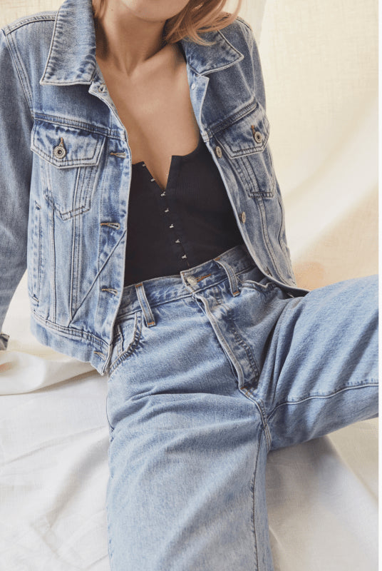 Rumors Denim Jacket - Free People - Free People - Light Indigo