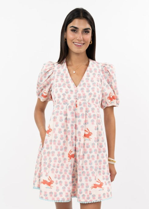 Running Rabbit Dress - Uncle Frank - Ivory