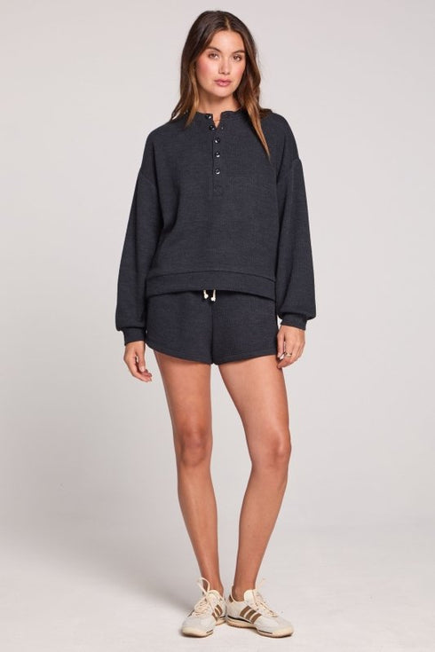 Sarah Pull on Shorts - Saltwater Luxe - Black