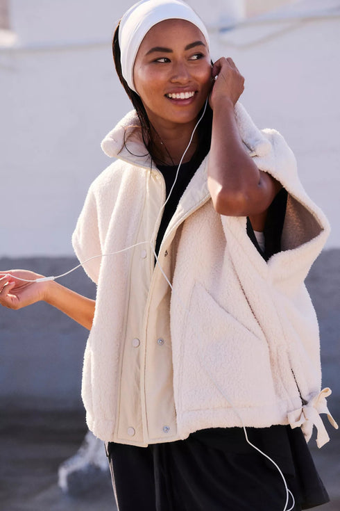 Scout It Out Fleece Vest - FP Movement - Free People Movement - Birch Tree