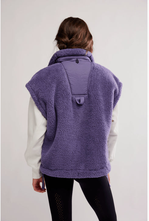 Scout It Out Fleece Vest - FP Movement - Free People Movement - Graphite