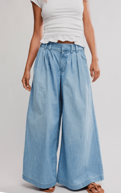Scout Wide Leg - We The Free - We The Free by Free People - California Blue