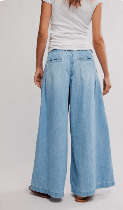 Scout Wide Leg - We The Free - We The Free by Free People - California Blue