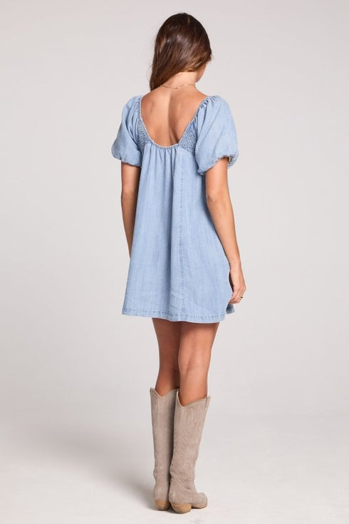 Seymore Mini Dress - Saltwater Luxe - Vintage Indigo Blue