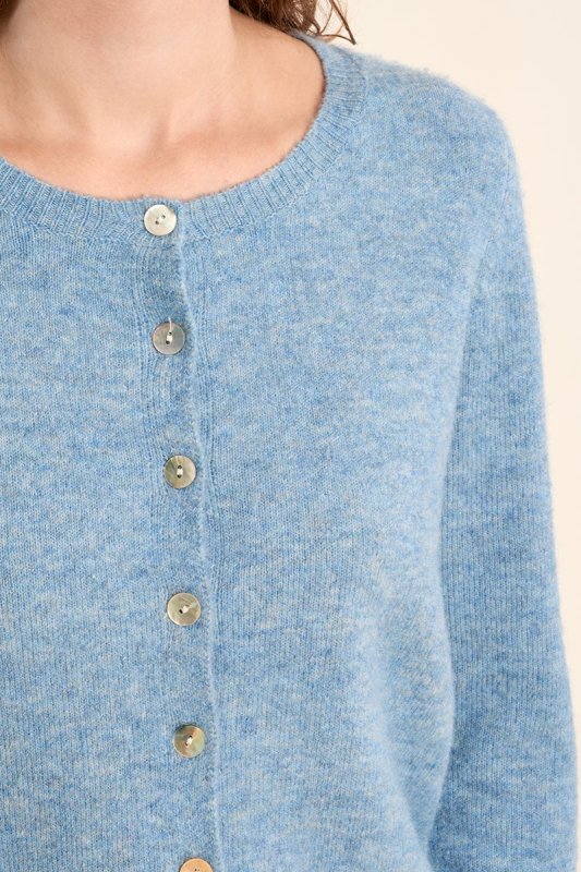 Shore Cardigan - Molly Bracken - Wave Blue