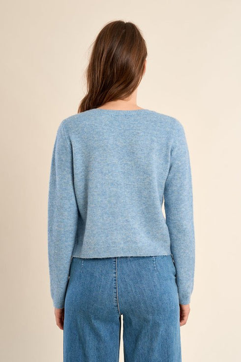 Shore Cardigan - Molly Bracken - Wave Blue