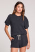 Short Sleeve Pullover - Saltwater Luxe - Black
