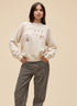 Ski Day Raglan Sweatshirt - Daydreamer - Dirty White