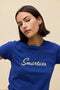Smarts Headliner Tee - Daydreamer - Blue Quartz