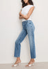 Soft Tech Good Legs Straight Jeans - Good American - Indigo