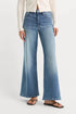 Soft Tech Good Waist Palazzo Ankle Jeans - Good American - Indigo1238