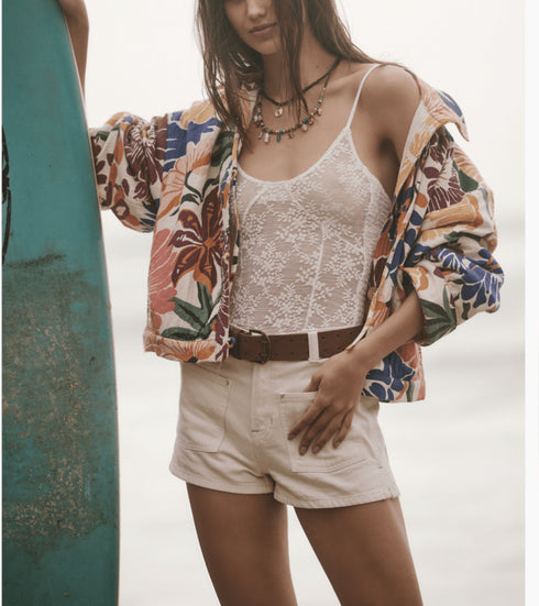 Soleil Beach Jacket - Free People - Tropical Combo