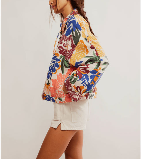 Soleil Beach Jacket - Free People - Tropical Combo
