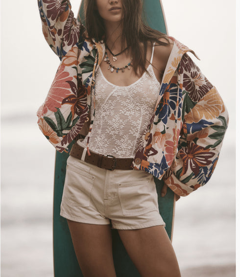 Soleil Beach Jacket - Free People - Tropical Combo