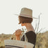 Soleil Straw Fedora - Fred & Co. - Straw