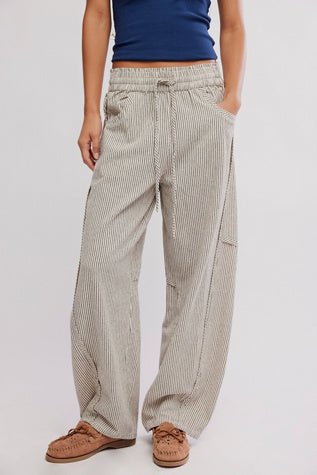 Something Good Pull - On Barrel Pant - Free People - Ivory Combo