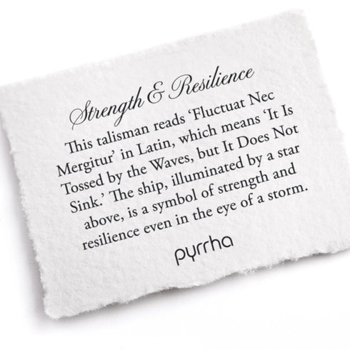 Strength & Resilience Talisman - Pyrrha - Sterling Silver