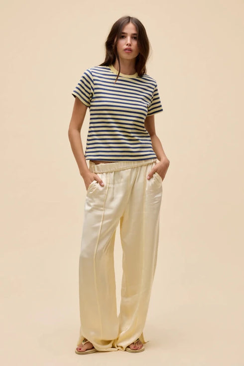 Stripe Vintage Tee - Daydreamer - Yellow Mist