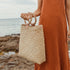 Sun-Seeker Straw Crossbody Beach Bag - Leah - Straw