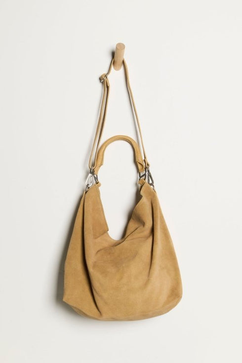 Suzie Suede Slouchy Tote Bag - Free People - Harvest Gold