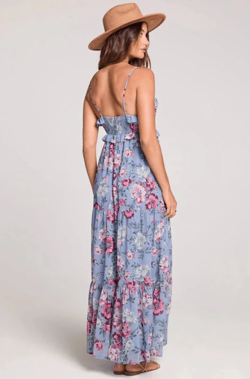 Tanya Tank Maxi Dress - Saltwater Luxe - Dusty Blue