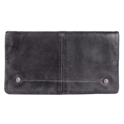 Terry Leather Wallet - Latico - Black