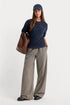 The Pull On Trouser - Good American - Mini Plaid