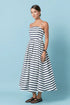 The Sunday Midi - English Factory - Navy/White
