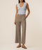 Topaz High Rise Wide Leg Pant - KUT - Khaki