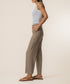 Topaz High Rise Wide Leg Pant - KUT - Khaki