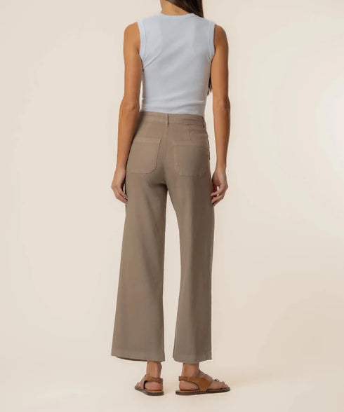 Topza Hi Rise Wide Leg - KUT - Khaki