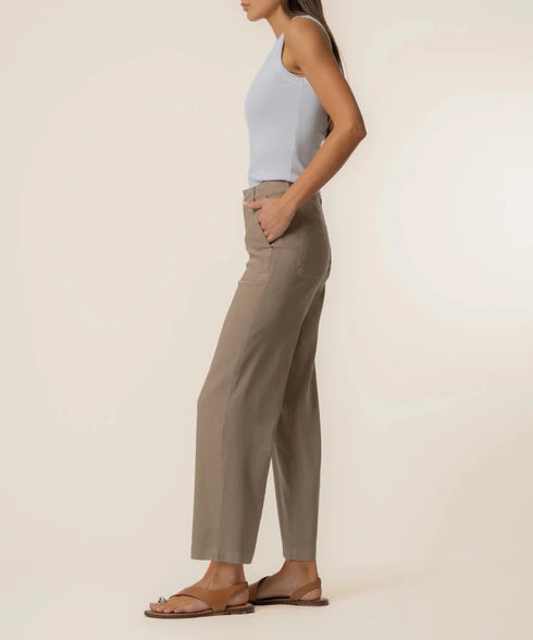 Topza Hi Rise Wide Leg - KUT - Khaki