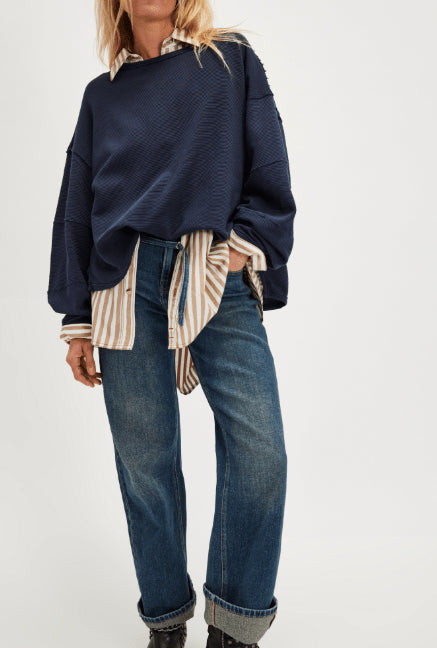 Total Eclipse Tee - We The Free - We The Free by Free People - Deeper Iris