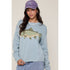 Trout Cotton Sweater - Fred & Co. - Sage Blue