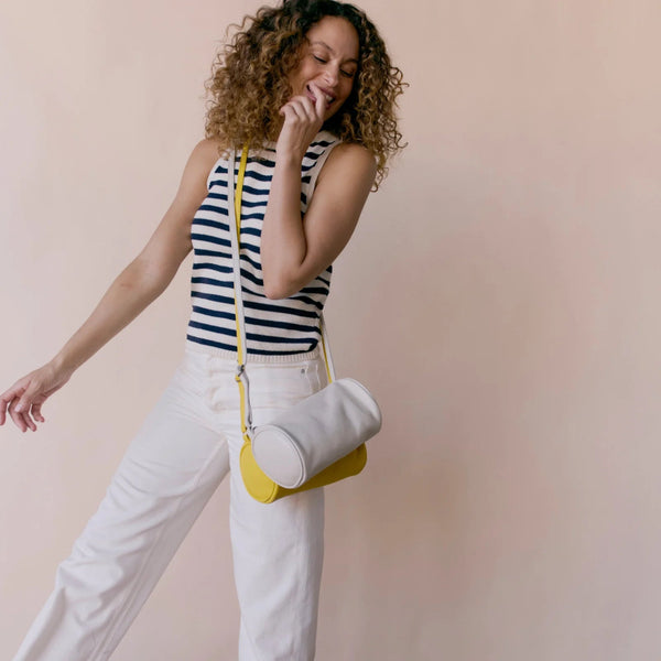 Twyla Leather Crossbody Bag - latino - Camel