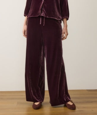 Bella Velvet Drawstring Pant