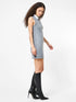 Vhari Knit Collared Mini Dress - French Connection - Grey