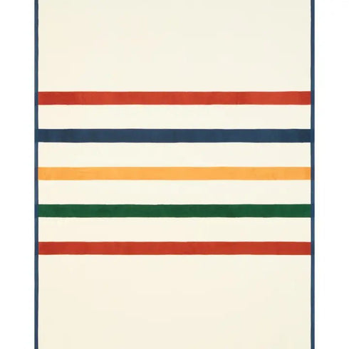 Vintage Center Stripes Blanket - ChappyWrap - Striped