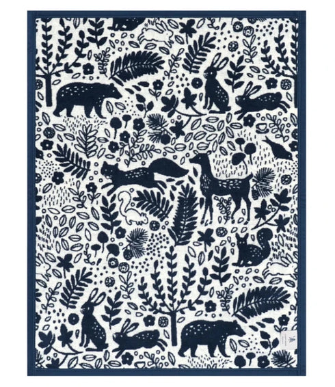 Whimsical Woods Navy Mini 30x40 ChappyWrap - ChappyWrap - 30x40