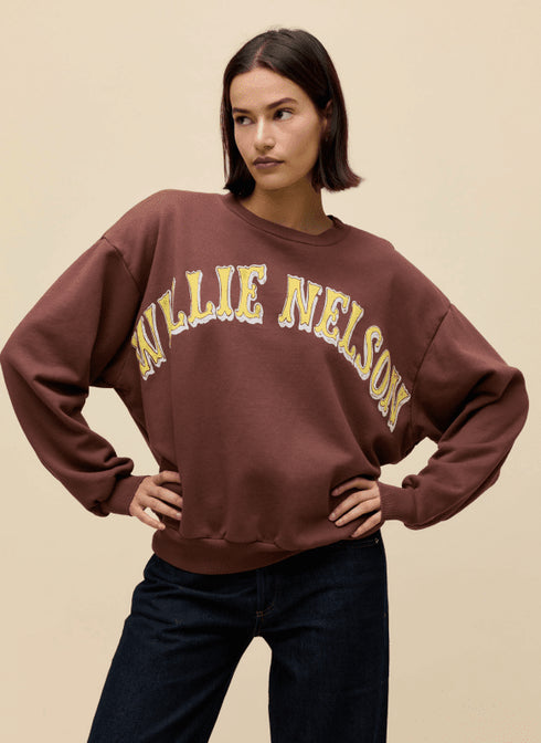 Willie Nelson Austin Oversized Sweatshirt - Daydreamer - sm/med