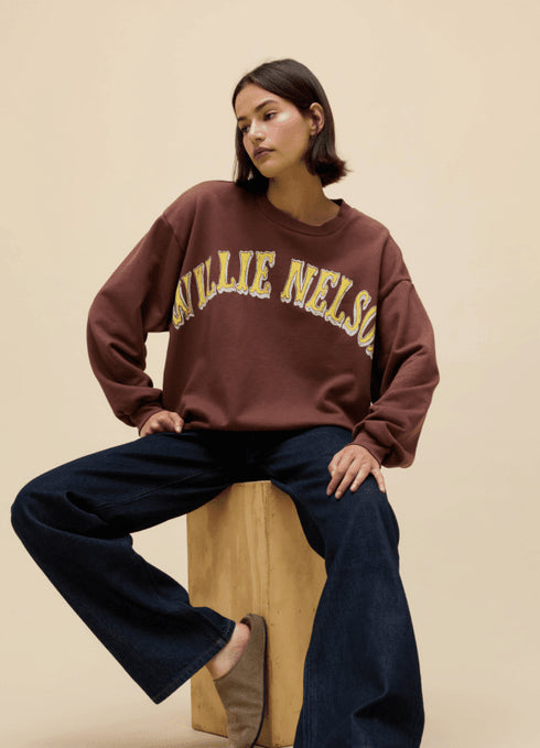 Willie Nelson Austin Oversized Sweatshirt - Daydreamer - sm/med